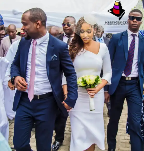 Photos: SGF Babachir Lawal, Aliko Dangote, Abiola Ajimobi, others at Seyi and Layal Tinubu